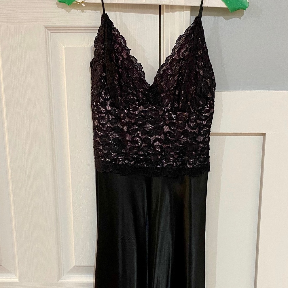 Black Lace Midi Dress